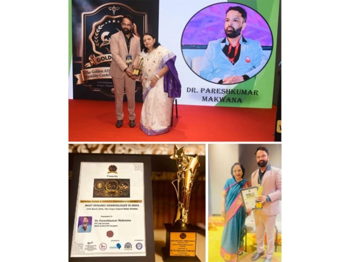 National Award for Dr. Paresh Makwana Puts Ahmedabad on India's Fertility Excellence Map